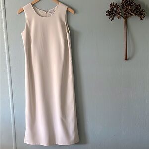 DRAPER’S & DAMON’S‎ Elegant Cream Lined Sleeveless Dress Womens PXS